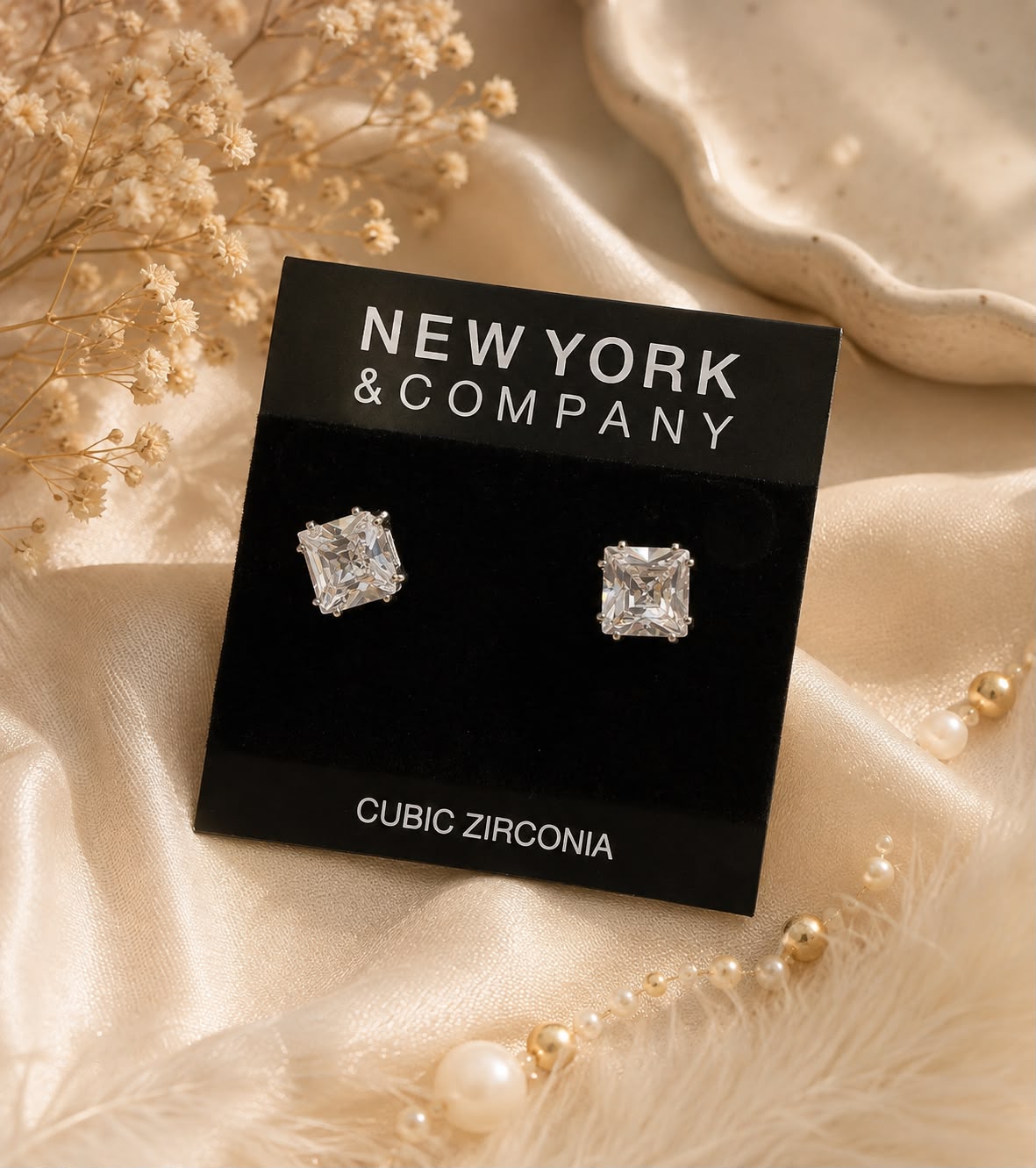 Cubic Zirconia Studs