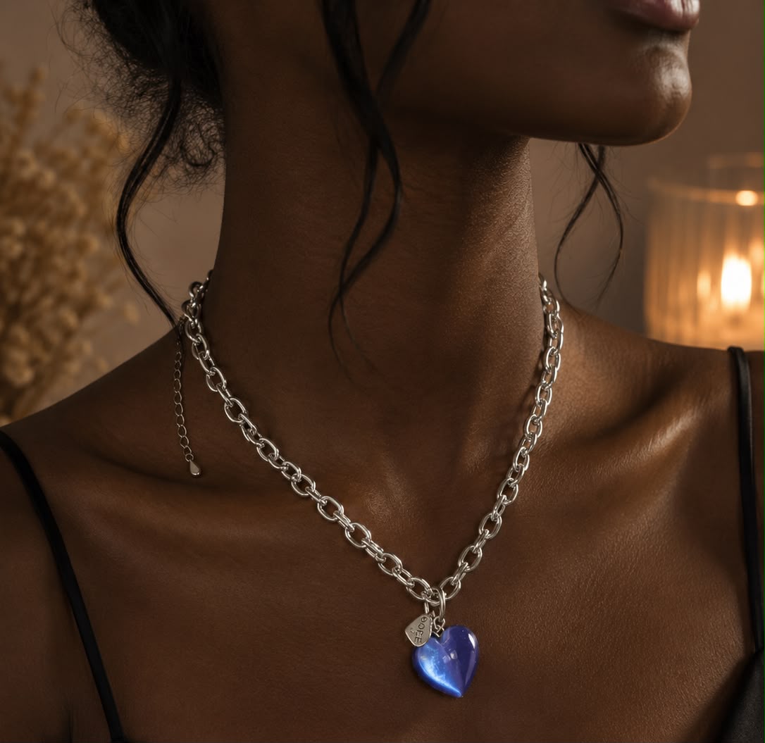 Blue Heart Pendant