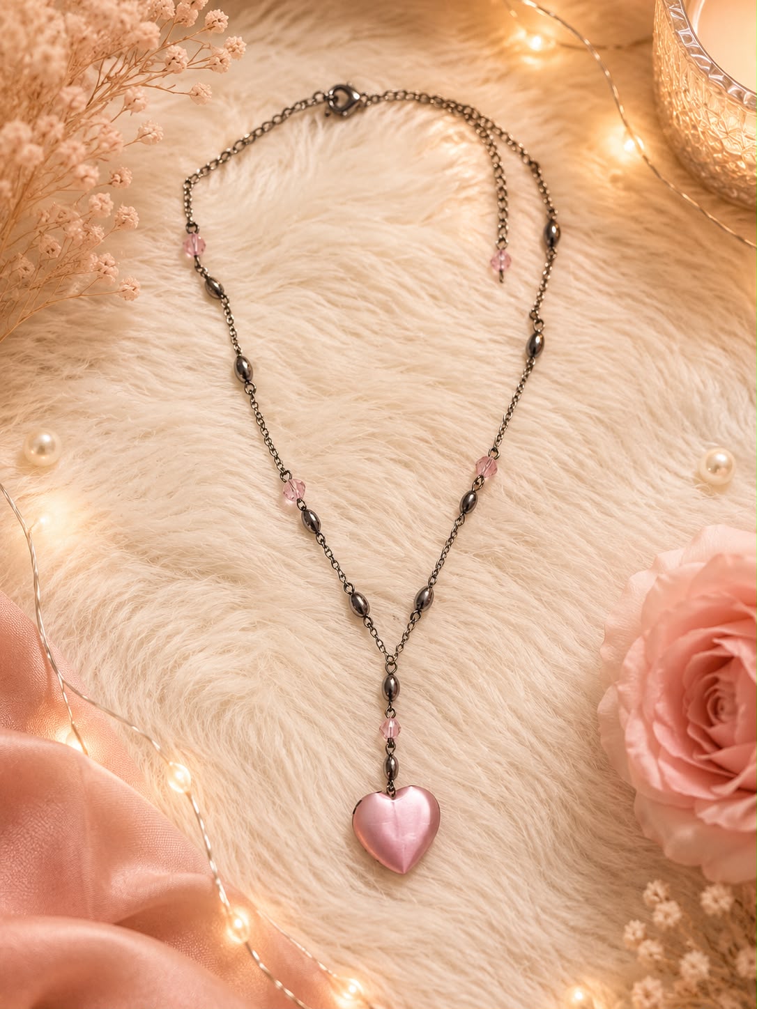 Pink Heart Chain