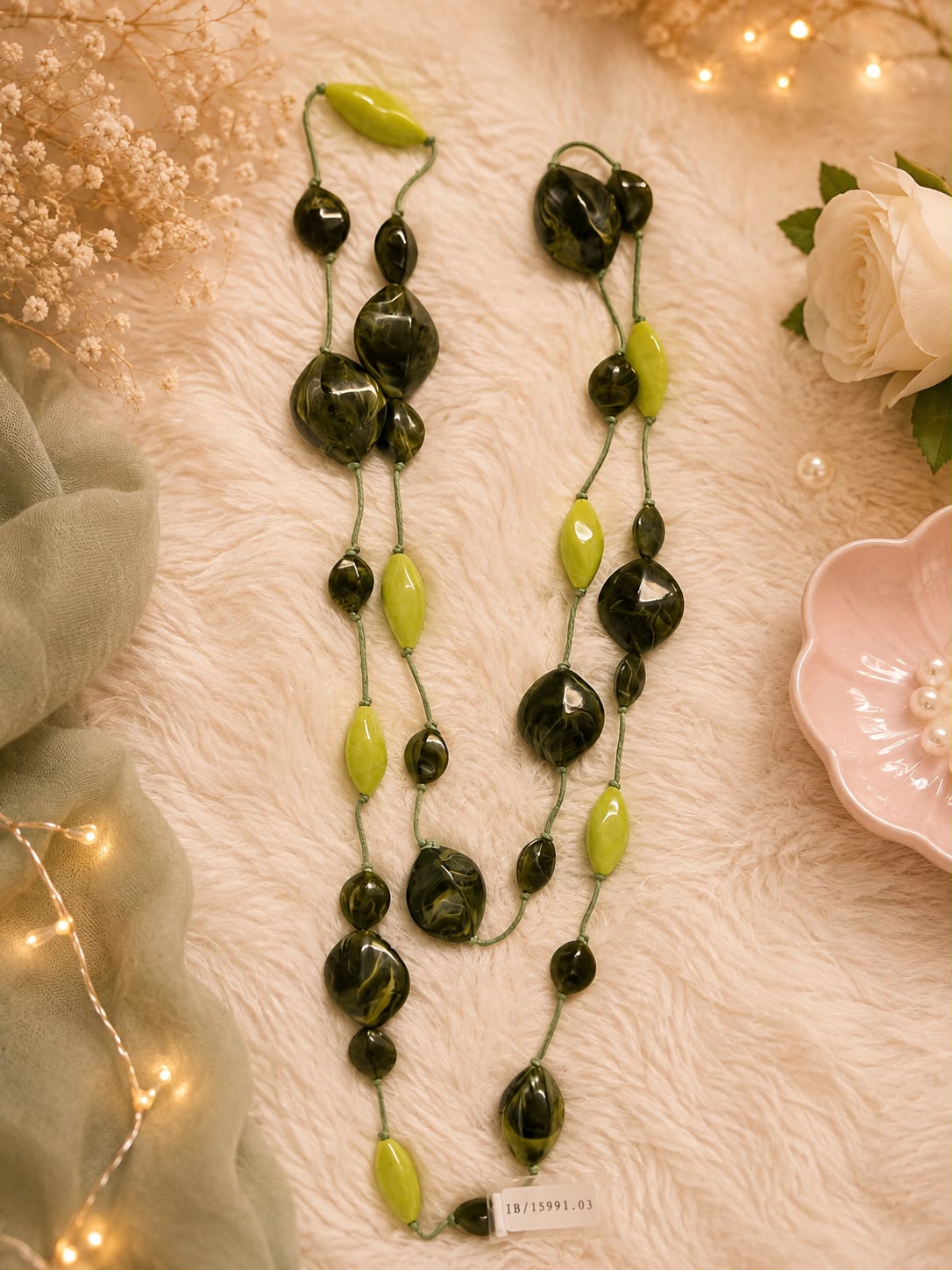 Neck Chain Olive Green
