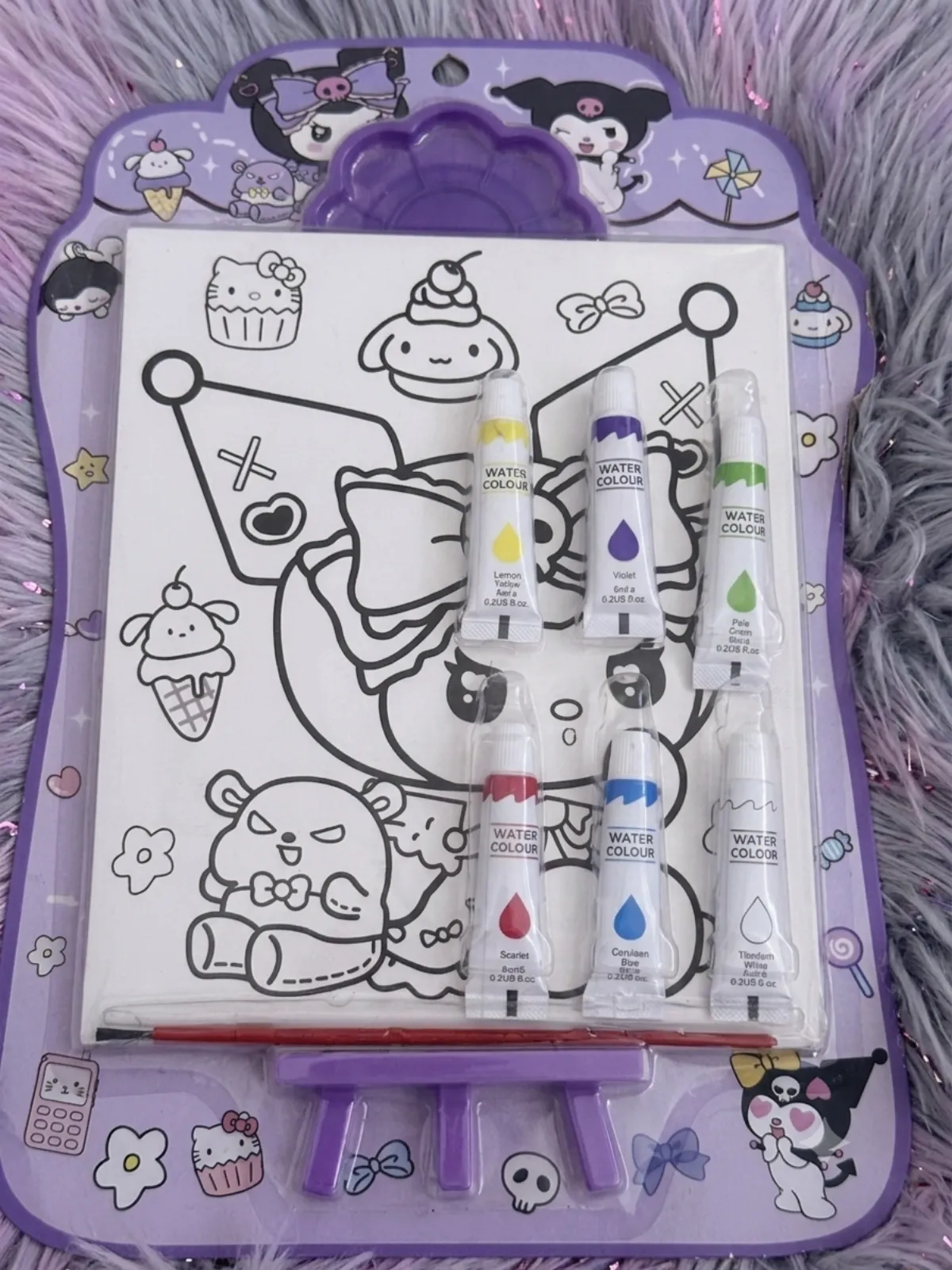Watercolor activity