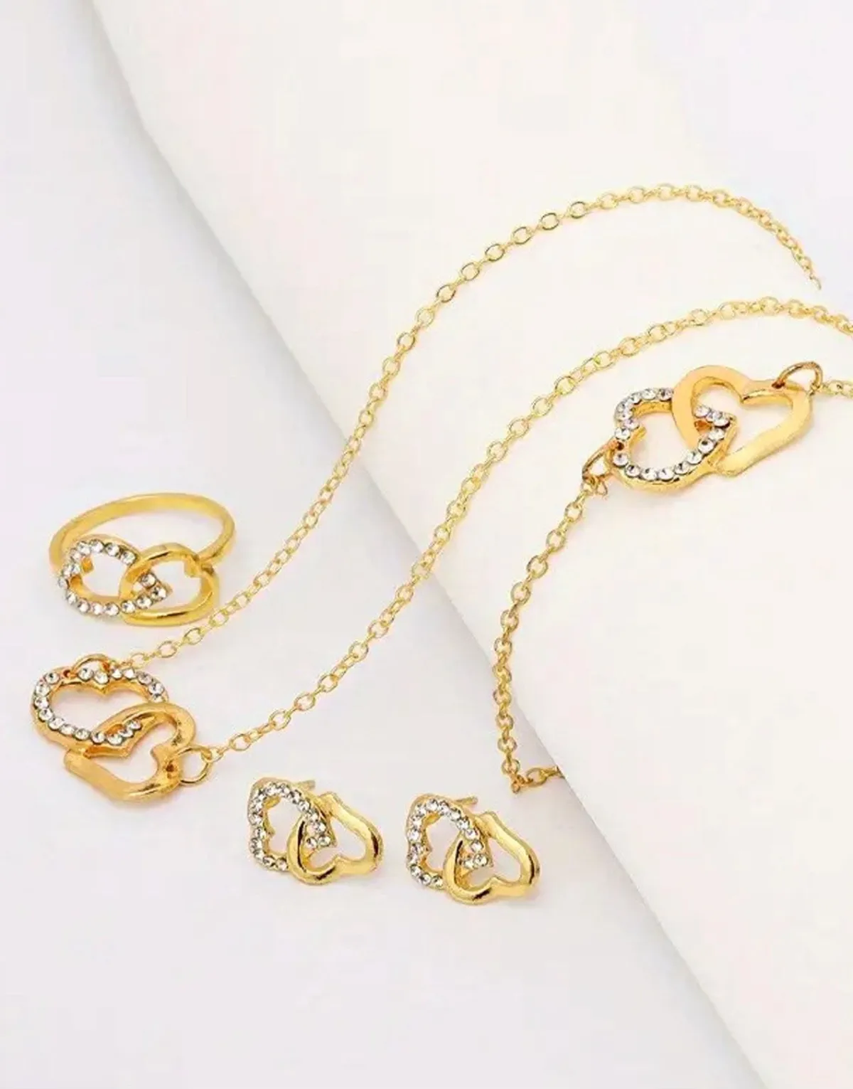 Heart Necklace Set